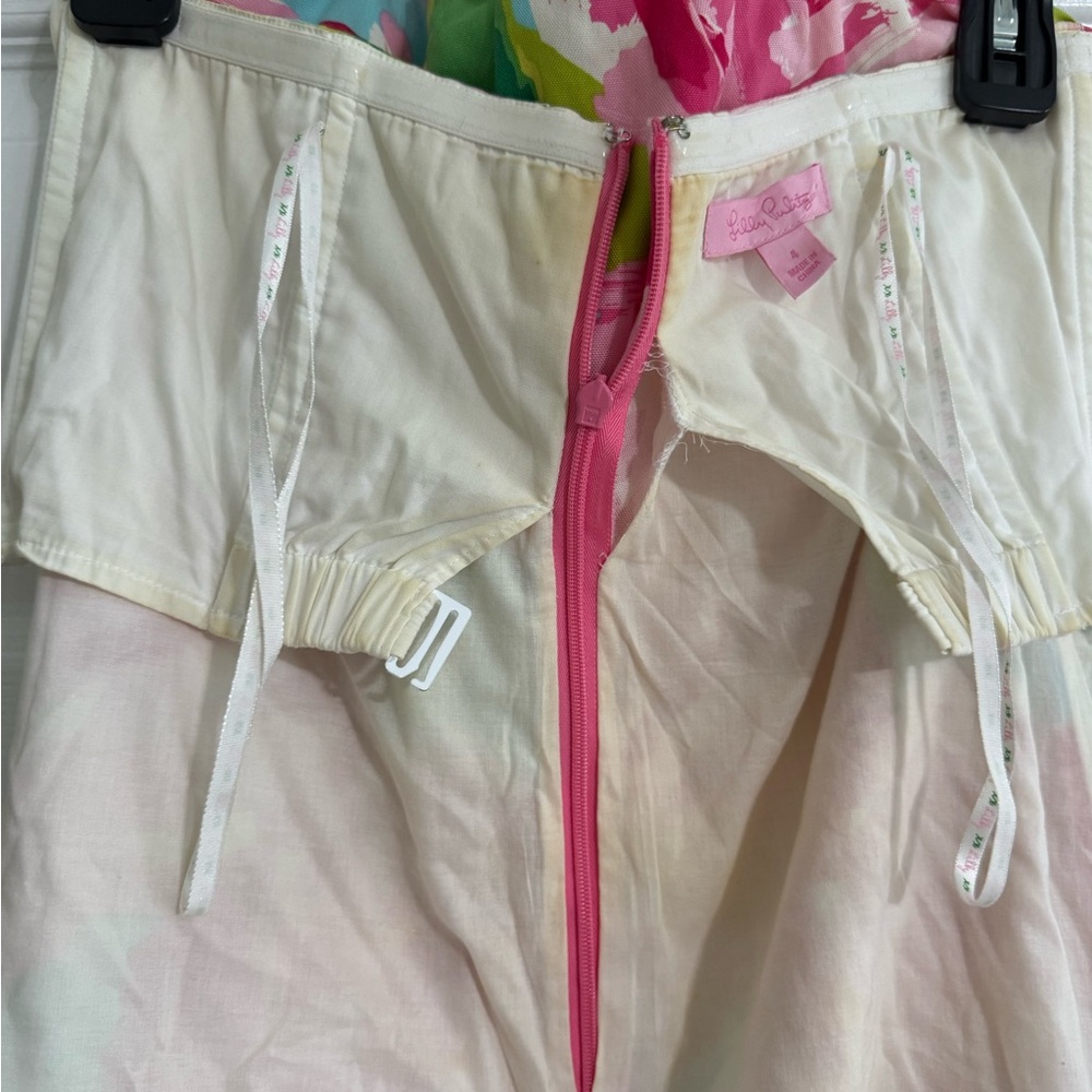 Lilly Pulitzer Keetan First Impressions Strapless Floral dress - Picture 10 of 11